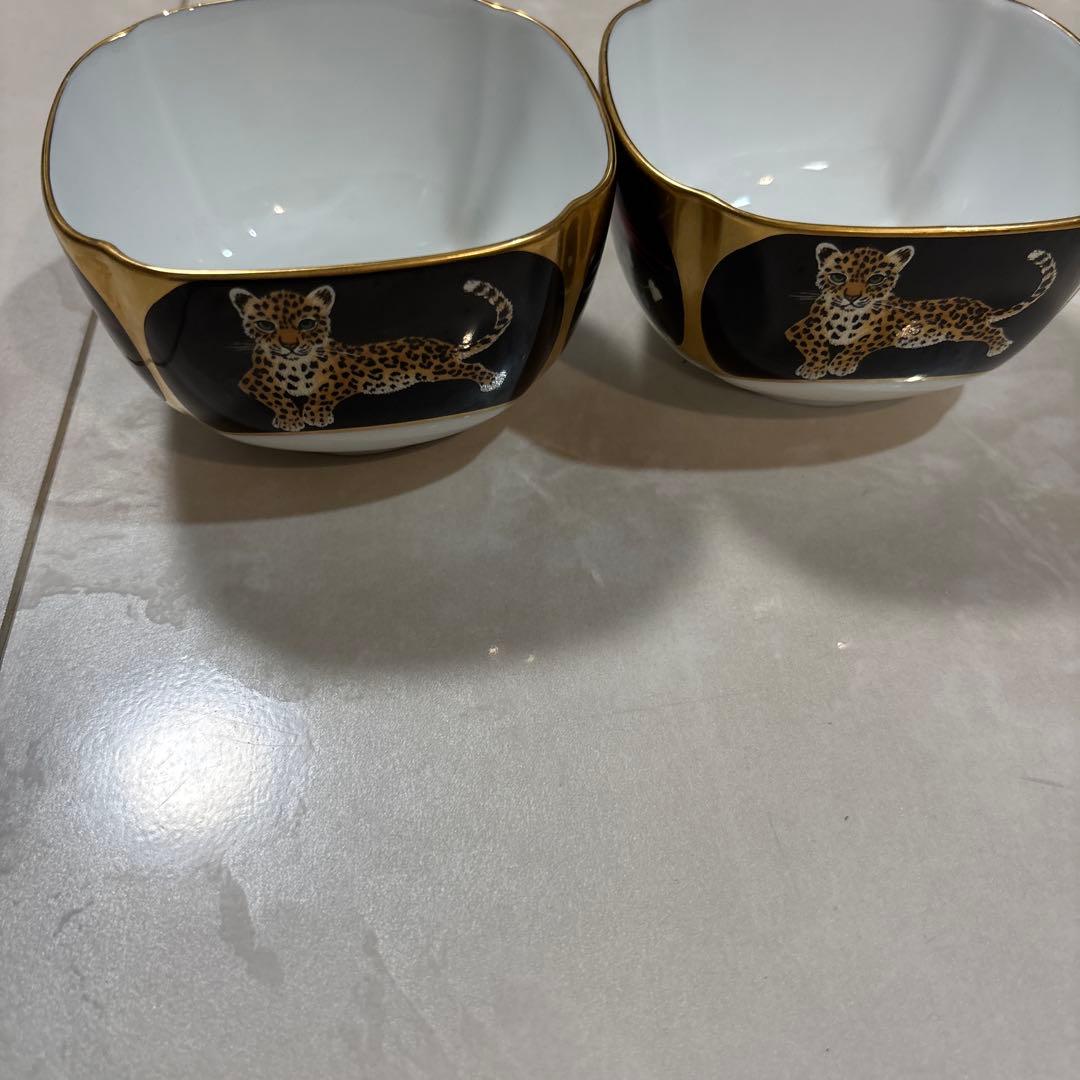 希少　レア　LENN CHASE リンチェイス　深め小皿　ジャガージャングル