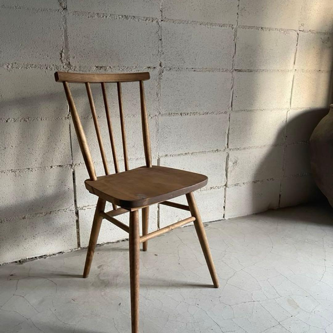 関家具　アネモネ　ダイニングチェア　バーチ無垢材　北欧テイスト　コンパクトサイズ