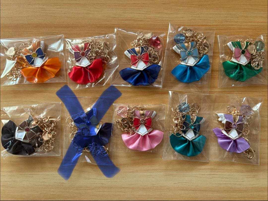 セーラームーンストア　コスチュームバッグチャーム　セミコンプリートセット