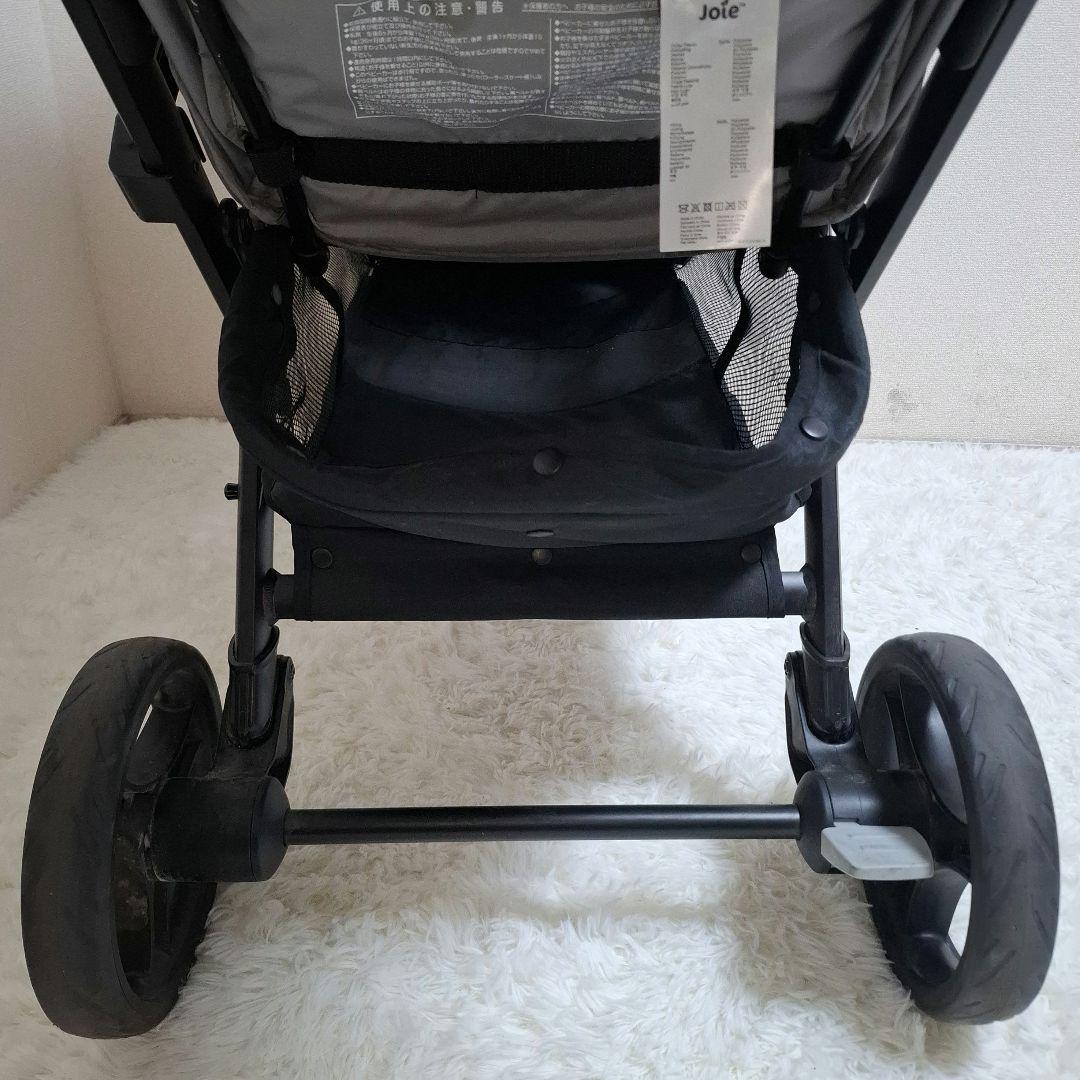 【状態良好】joie エヴァライトデュオ 二人乗りベビーカー グレー