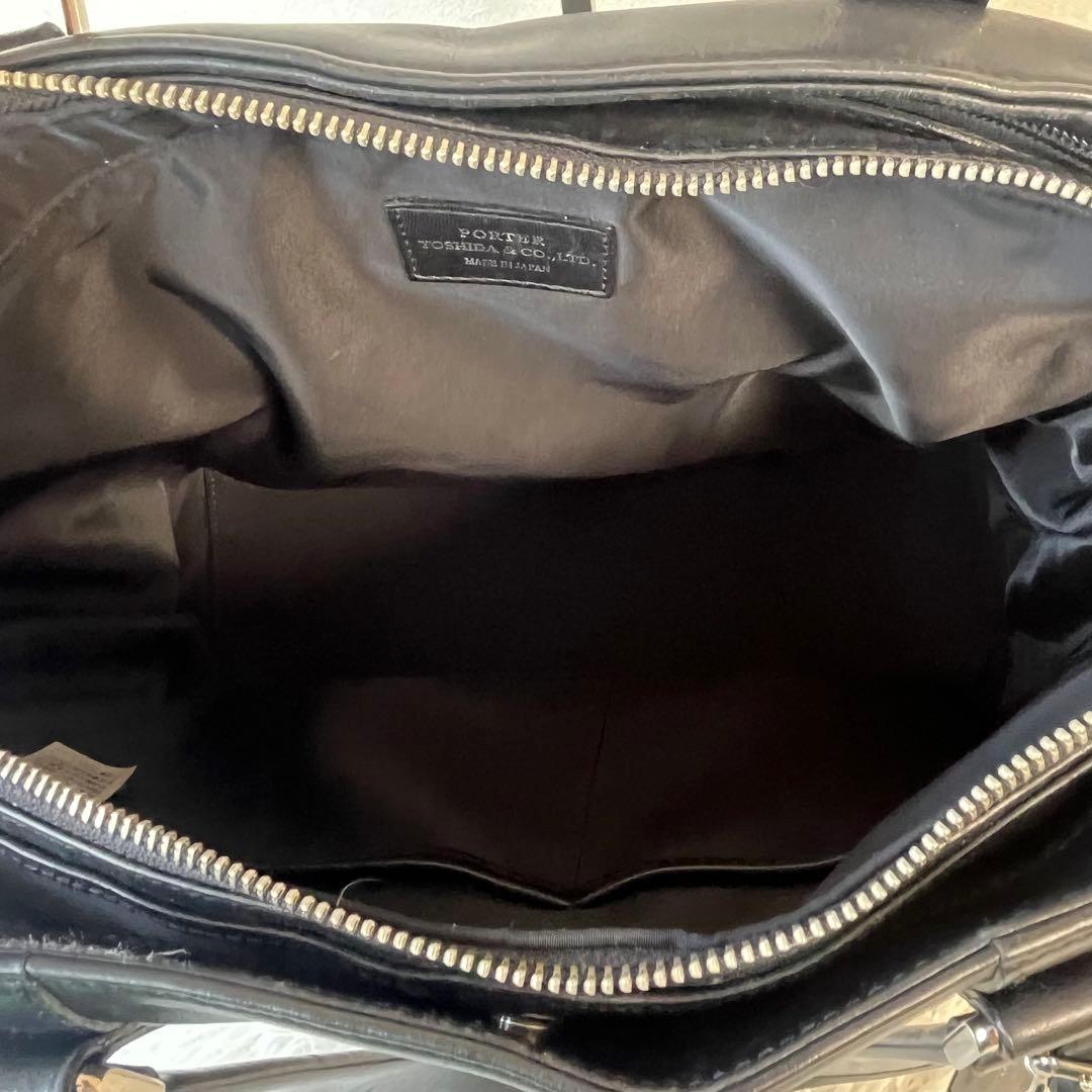PORTER SORT ソート トートバッグ オールレザー 肩掛け　ポーター　黒