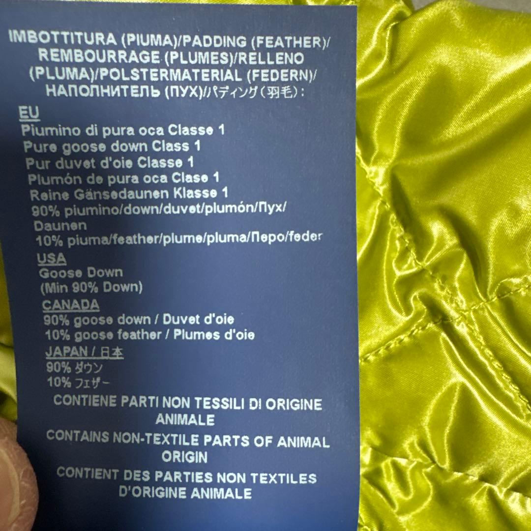 美品　HERNO ヘルノ　キルティング　ダウンベスト サイズ42 グリーン系