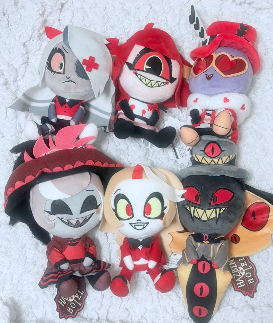 ハズビンホテル おすわりぬいぐるみ ヴァレンティノ チャーリー ニフティロージー