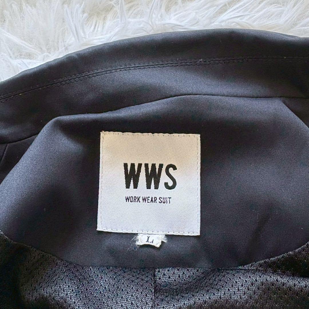 ◎美品 人気アイテムWWS スーツ 濃紺 L 高機能スーツ 洗える 1