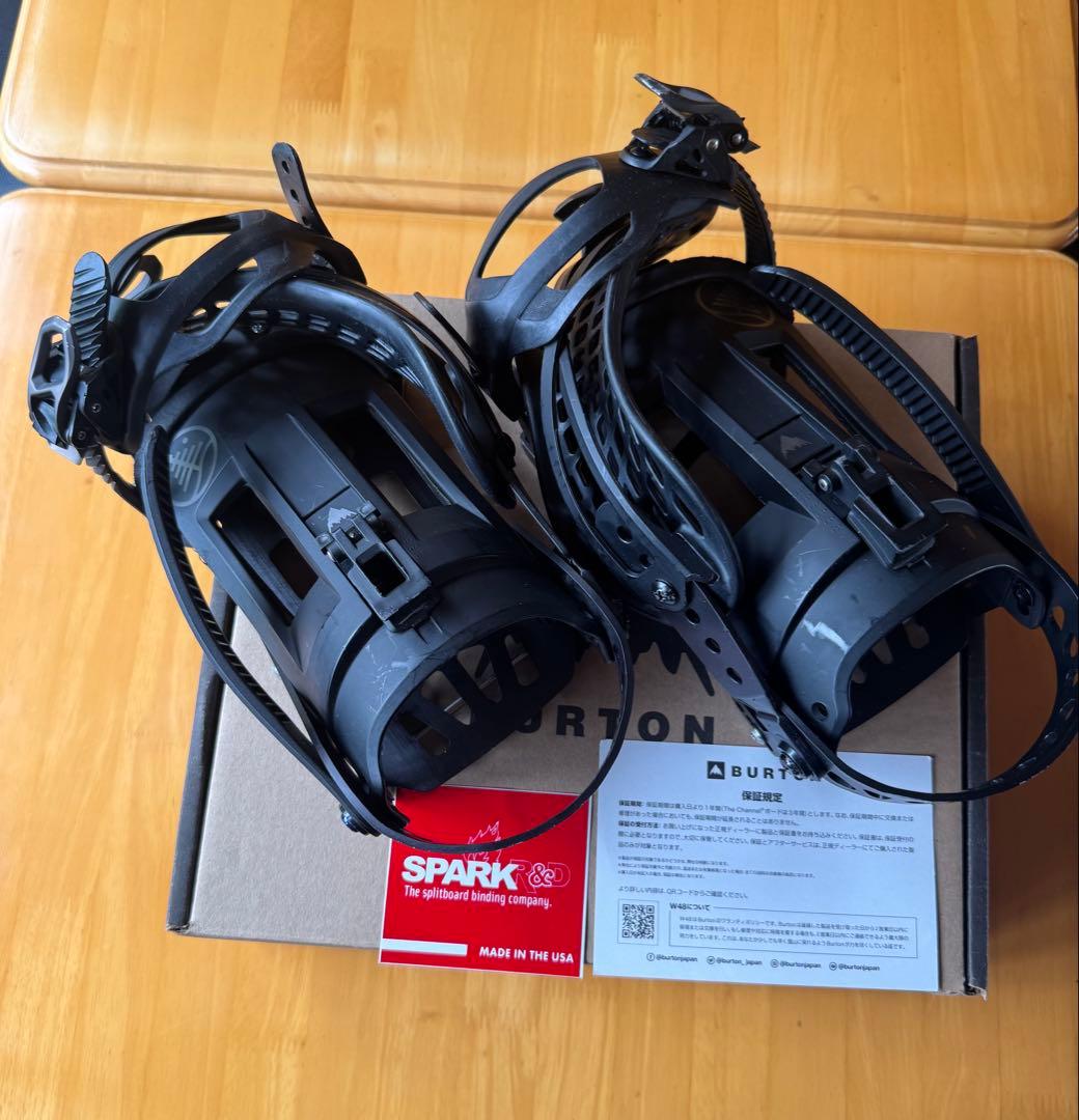 spark&Burton hitchhikerスノーボードビンディングセット