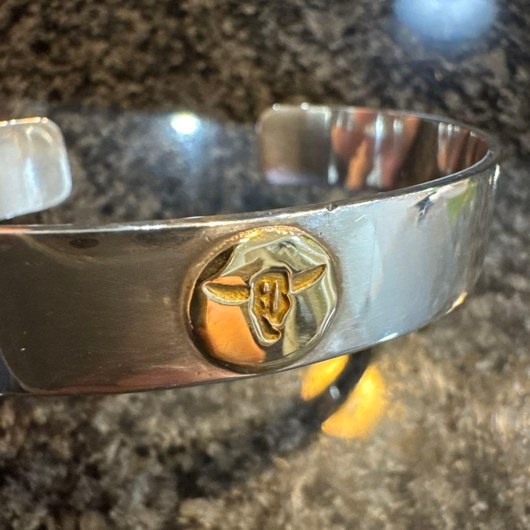 タディ&キング　k18メタルバングル　Lサイズ