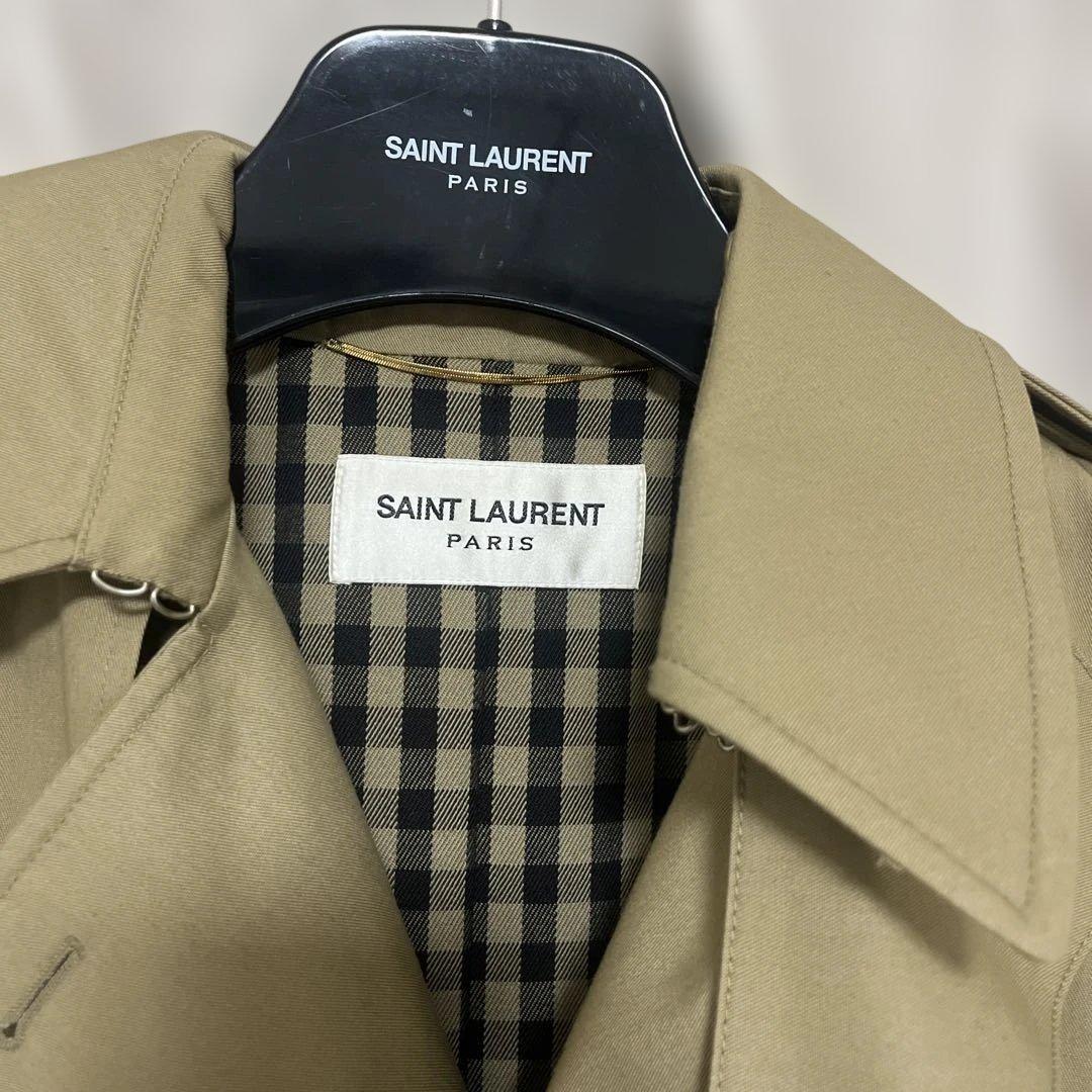 最終値下げ ＊ 【美品】　サンローラン ＊ ベージュ トレンチコート