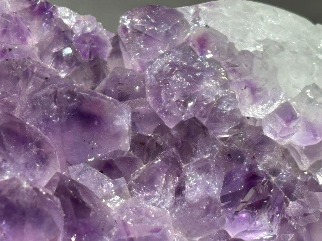 《ブラジル産×アメジストクラスター＊カービング×原石ハート》