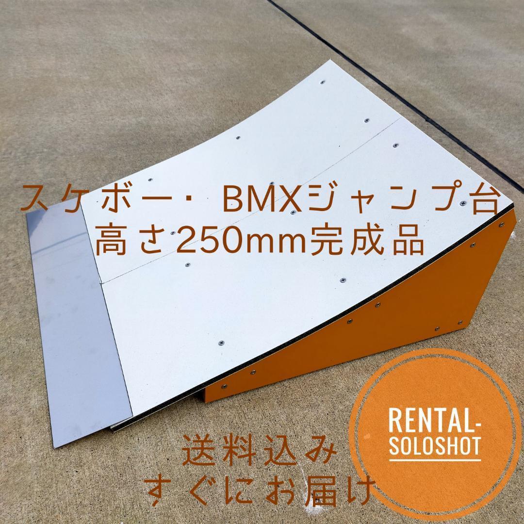 すぐにお届け 送料込 スケボー BMX ジャンプ台 完成品 高さ250mm