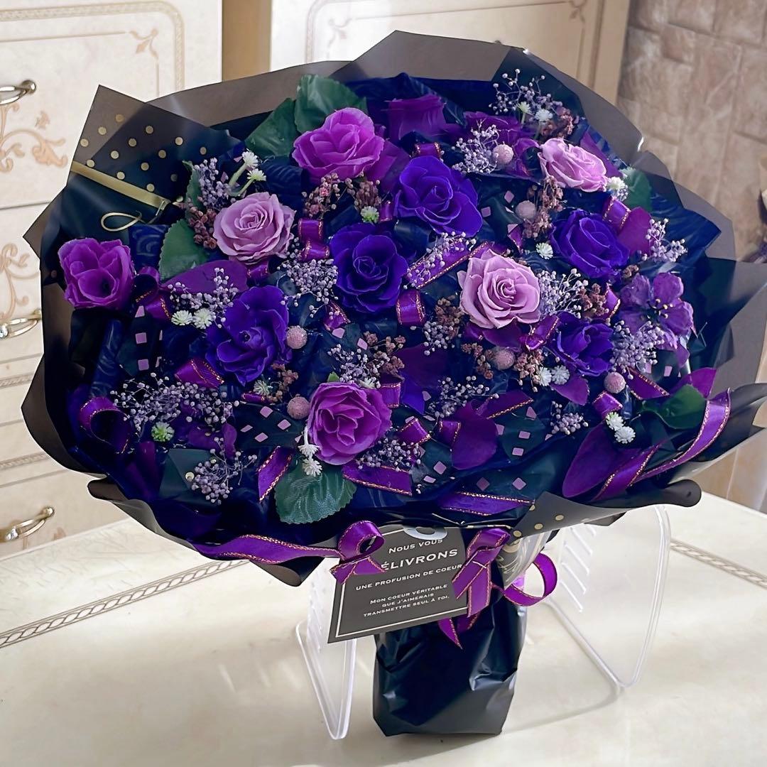 ✨特大✨大人気の花束✨バラプリザーブドフラワー＆アーティフィシャルアレンジ✨✨