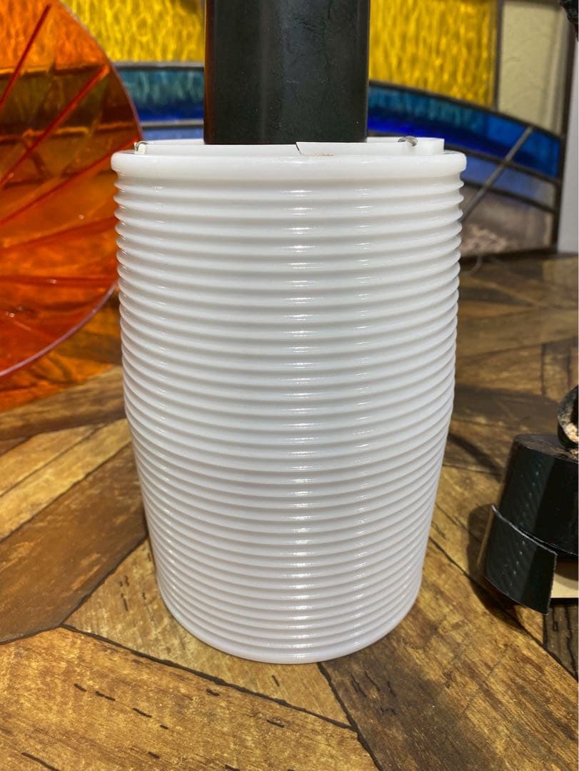 ペンダントライト レトロポップ 昭和レトロ 当時物 インテリア オレンジ