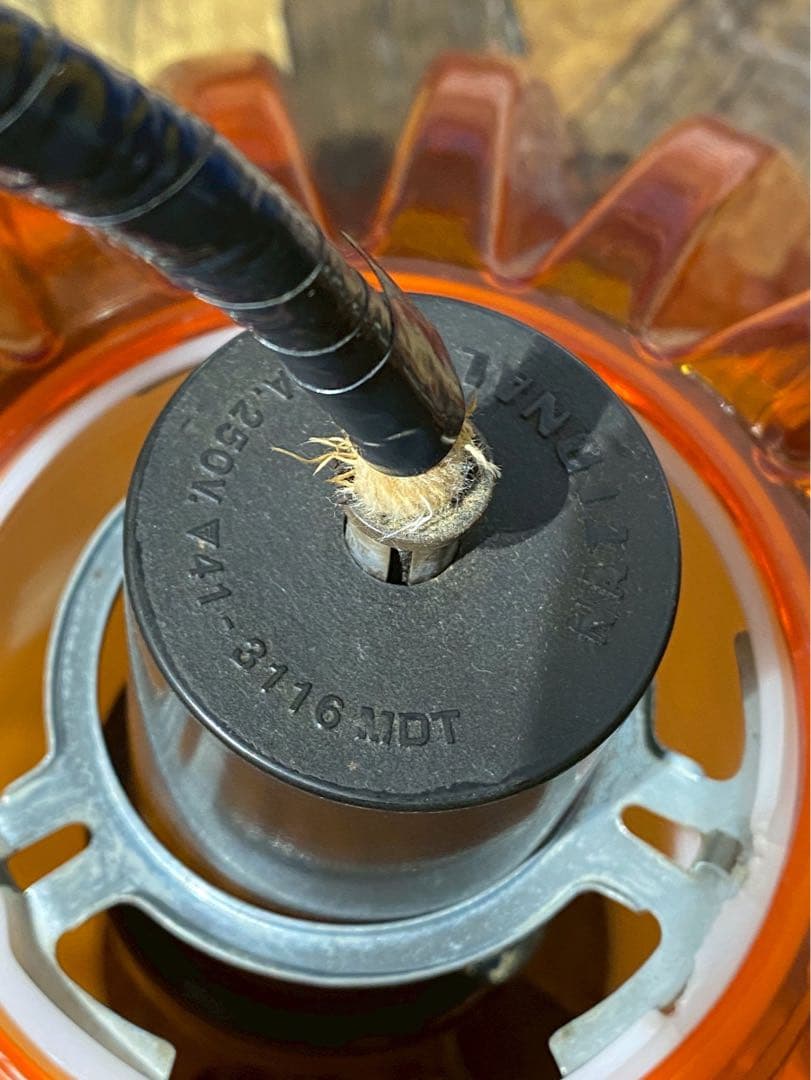 ペンダントライト レトロポップ 昭和レトロ 当時物 インテリア オレンジ