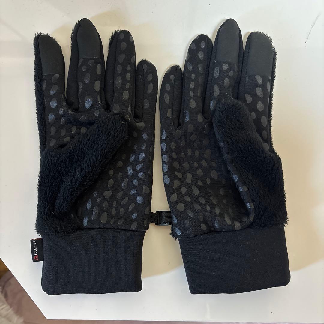 ワコマリア　ナンガ　コラボ　手袋　ブラック　NANGA FLEECE GLOVE