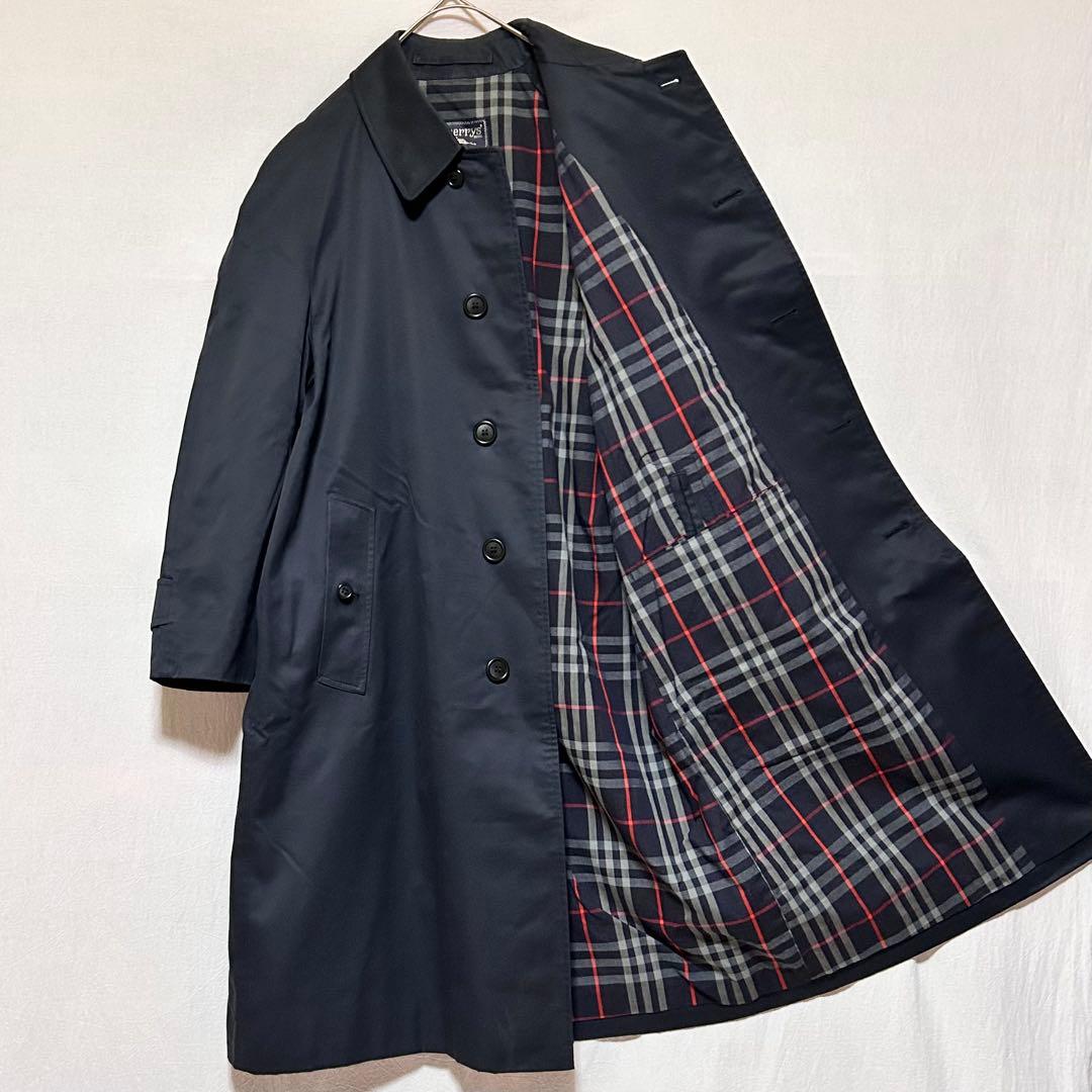 美品 バーバリー トレンチコート ステンカラーコート メンズ コート アウター