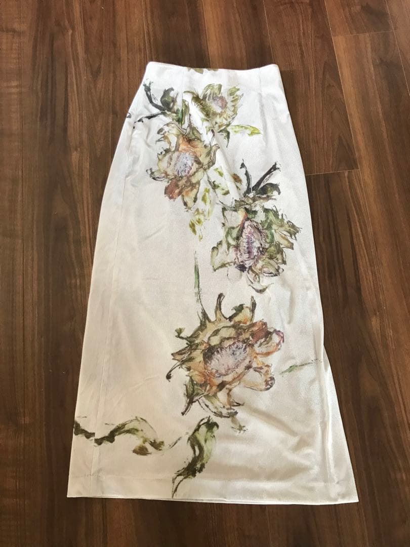 アメリ　Ameri ドライフラワー　ベロア　スカート