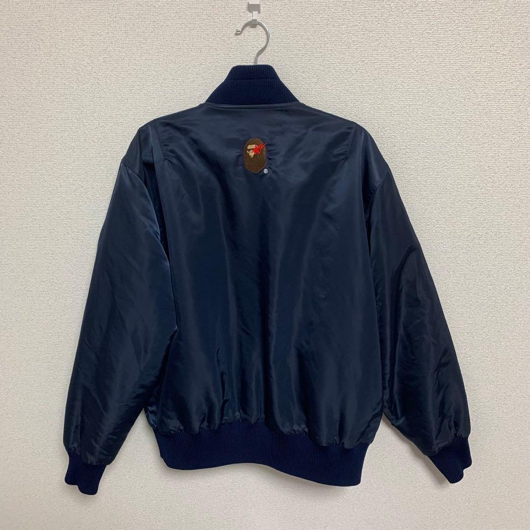 【美品】A BATHING APE（ア・ベイシング・エイプリバーシブルスカジャン