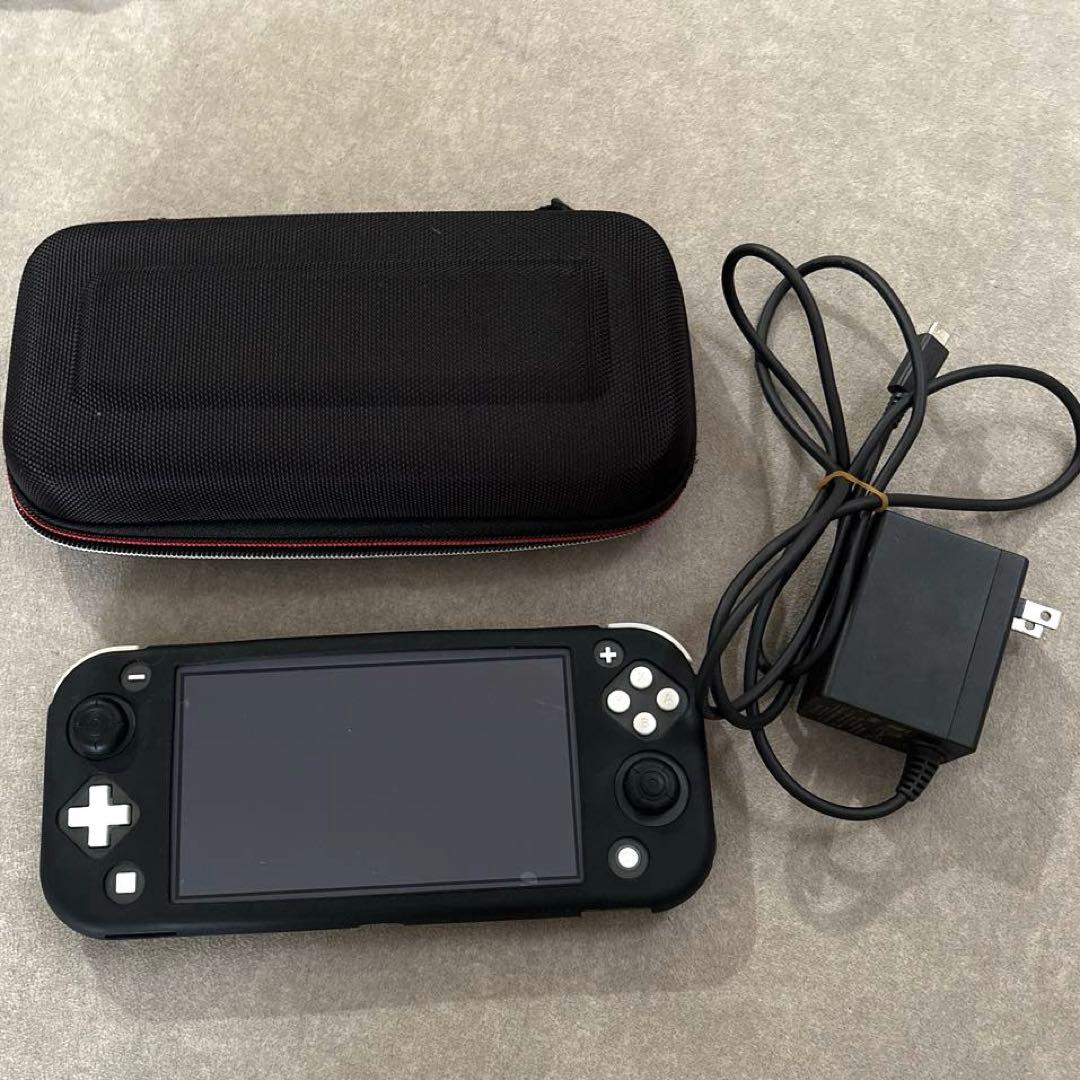 Nintendo Switch light 本体 グレー カバー ケース付き