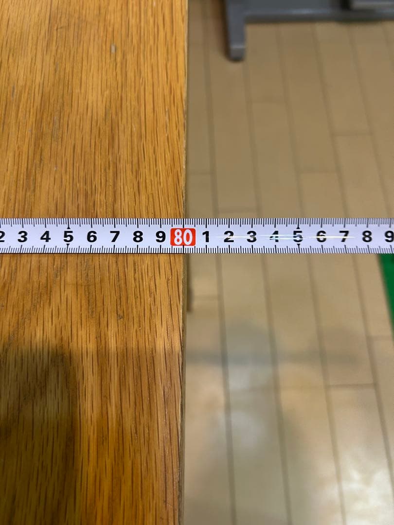 ニトリ　RIMEA-F135 LBR 木製ダイニングテーブル　天然木化粧繊維板