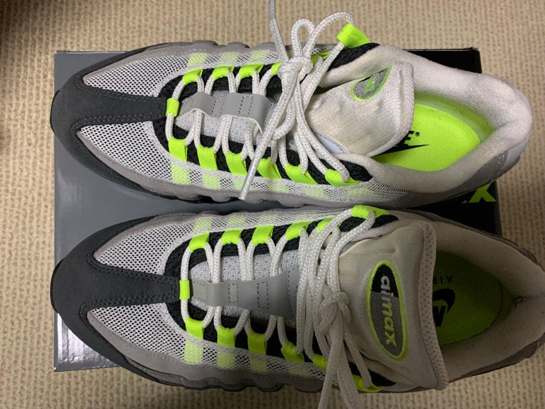 ナイキ　エアマックス95 イエローグラデ big bubble2025