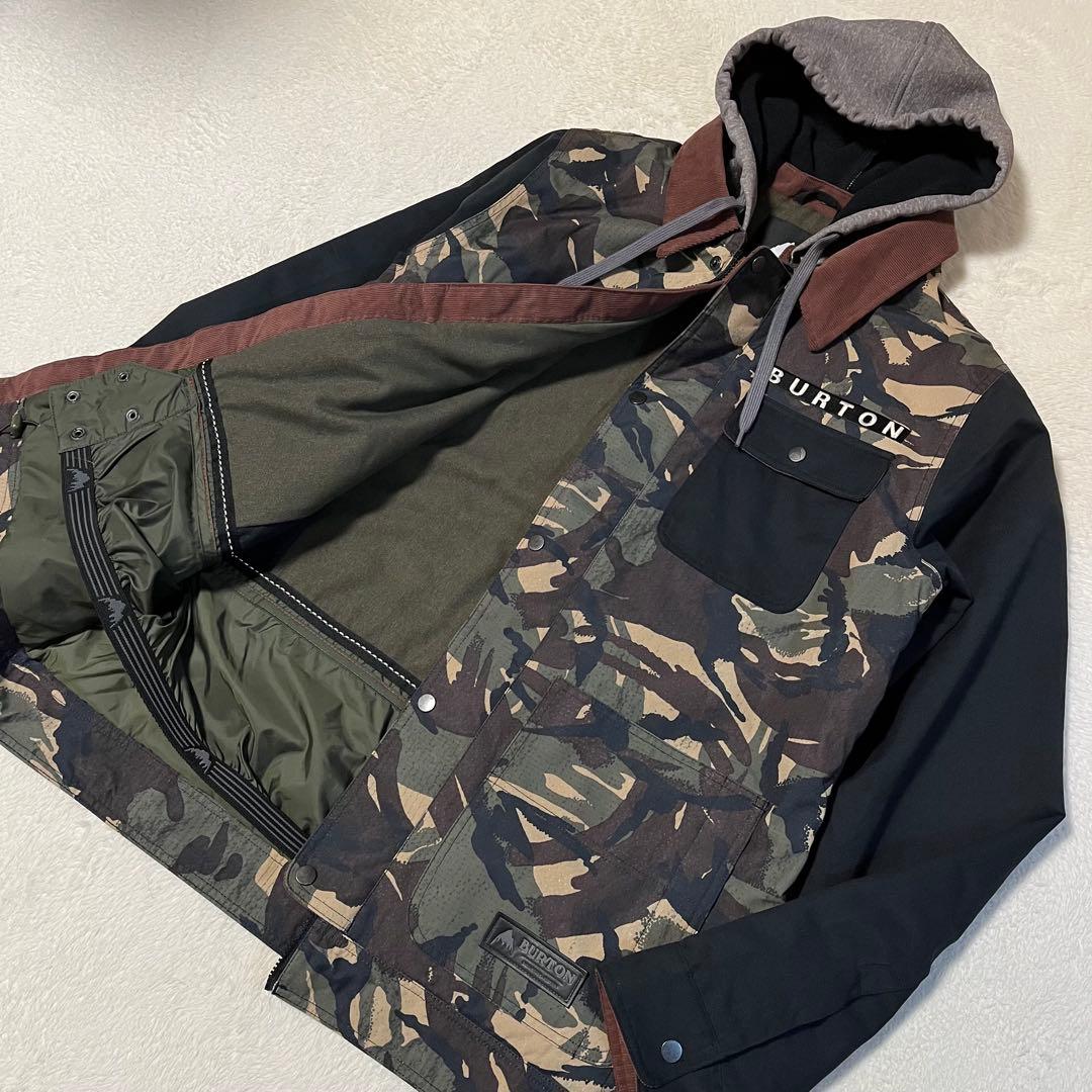 BURTON 迷彩柄 スノーボードウェア、ジャケット　☆美品☆