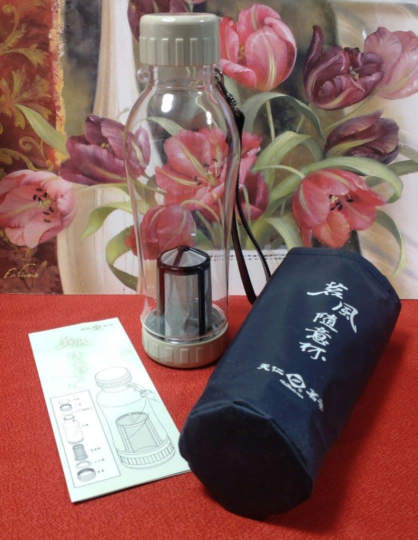 【未使用品❗️台湾製❗️】◆天仁茗茶◆軽量お茶の葉専用マグボトル水筒 580cc