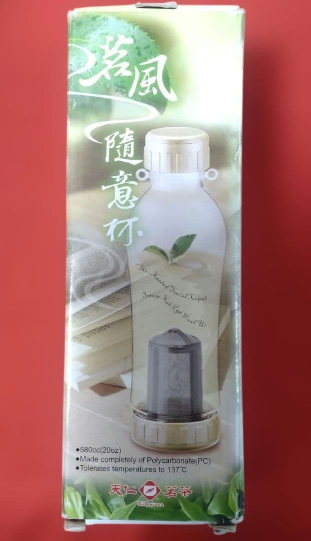 【未使用品❗️台湾製❗️】◆天仁茗茶◆軽量お茶の葉専用マグボトル水筒 580cc