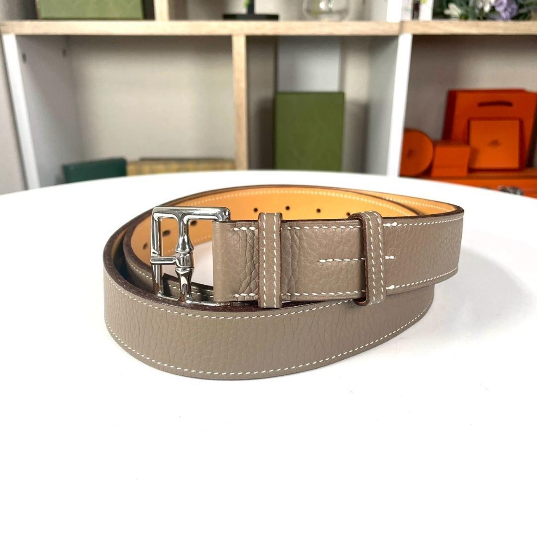 新品レベル HERMES エトリヴィエール32 エトゥープ トリヨンクレマンス