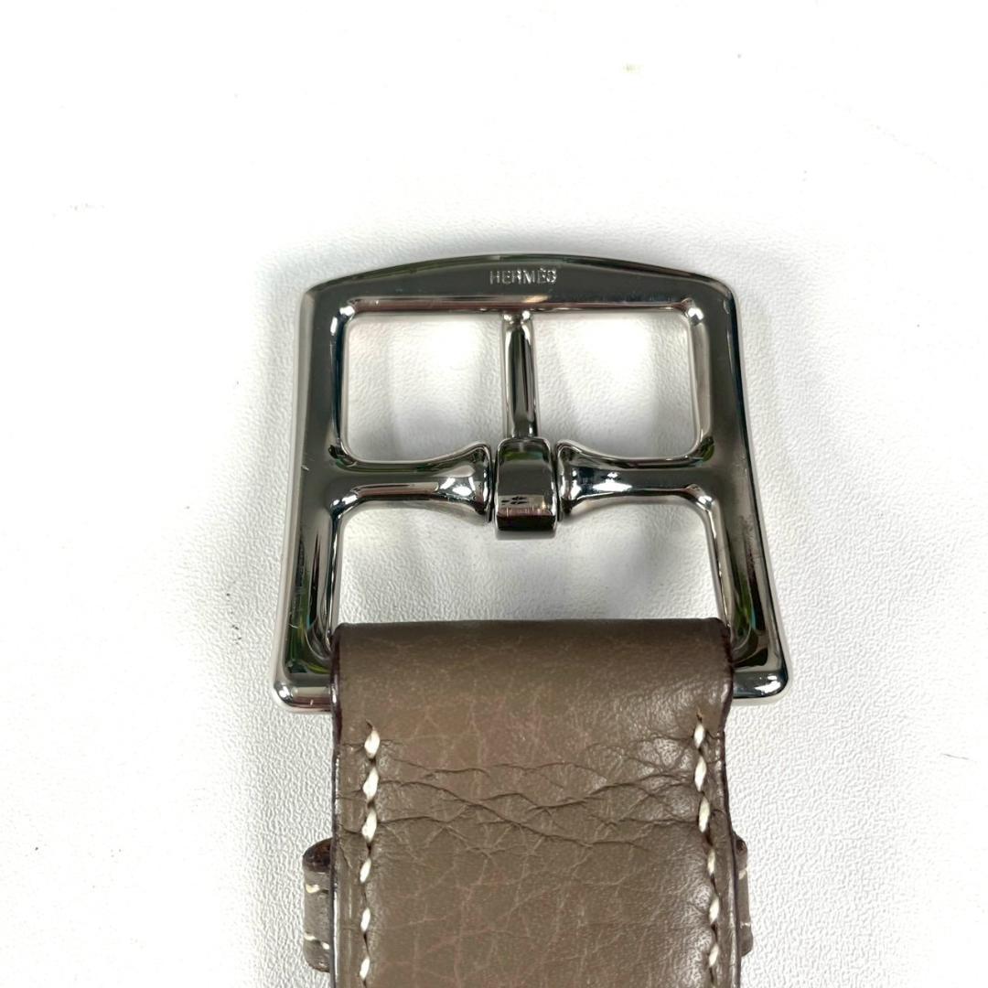 新品レベル HERMES エトリヴィエール32 エトゥープ トリヨンクレマンス