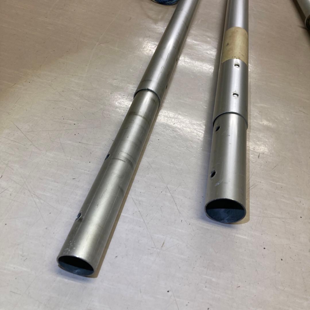 鯉のぼり ポール 9m / 10m 矢車 回転球 セット　シングルパイル 展示用