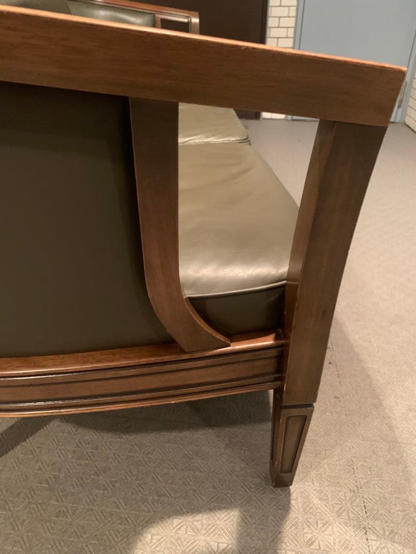 MARUNIマルニ  地中海 シャルル 3Pソファ 本革 販売102万