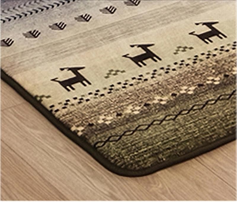 【新生活推し10%引】北欧ラグ ギャベ柄 ラディ6畳 220x320cmグリーン