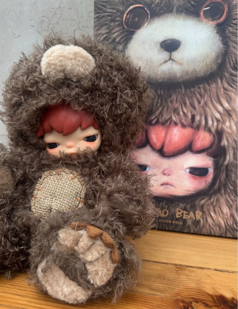 Hirono Bear Vinyl Plush Doll ぬいぐるみ