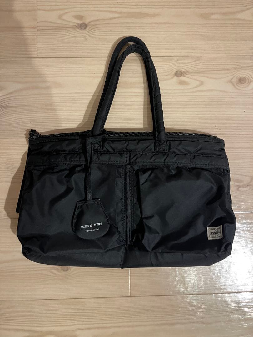 22SS HYKE × PORTER ヘルメットバッグ　ブラック
