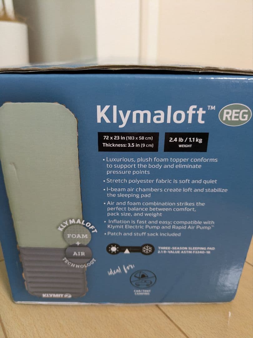 クライミット クロイマロイト スリーピングパッド レギュラー