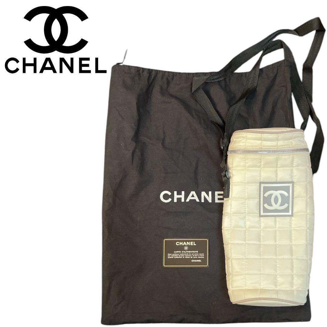 【希少】CHANEL シャネル スポーツライン ココマーク 筒型 水筒ケース