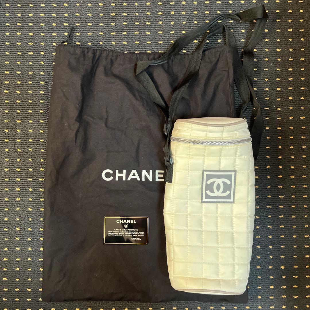 【希少】CHANEL シャネル スポーツライン ココマーク 筒型 水筒ケース