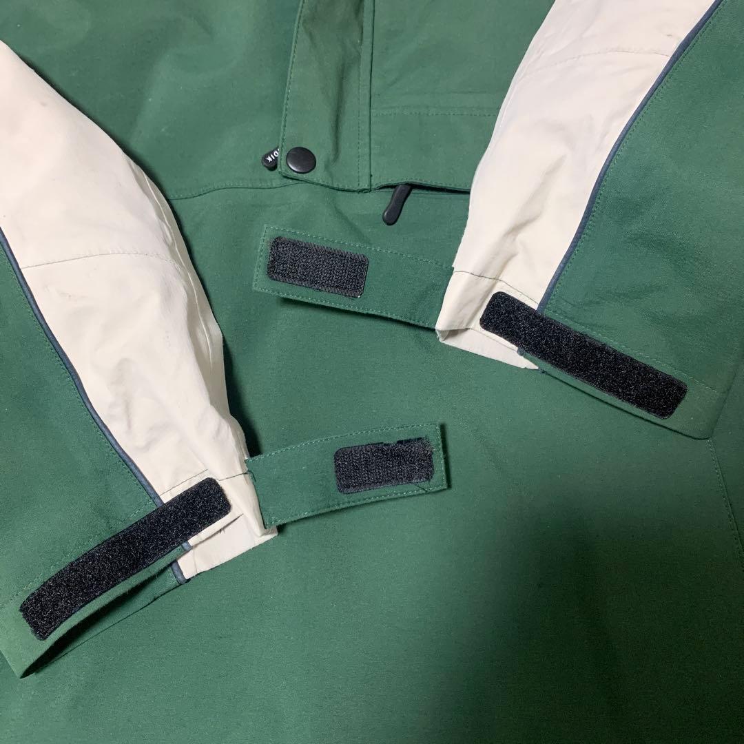 Nomadik アノラックジャケット 緑色/白色