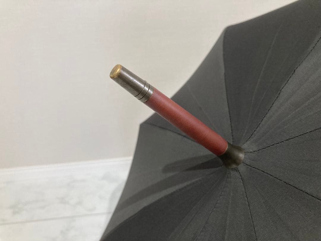 フォックスアンブレラズ メンズ高級傘 ダークグレー 美品