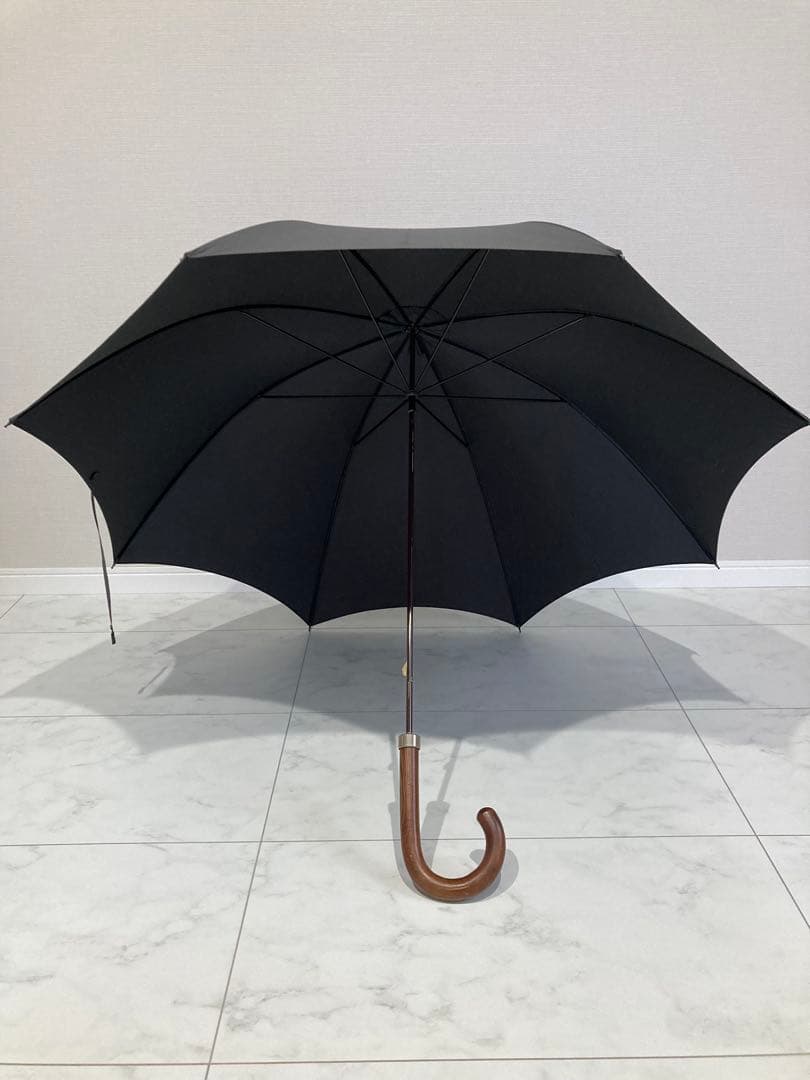 フォックスアンブレラズ メンズ高級傘 ダークグレー 美品