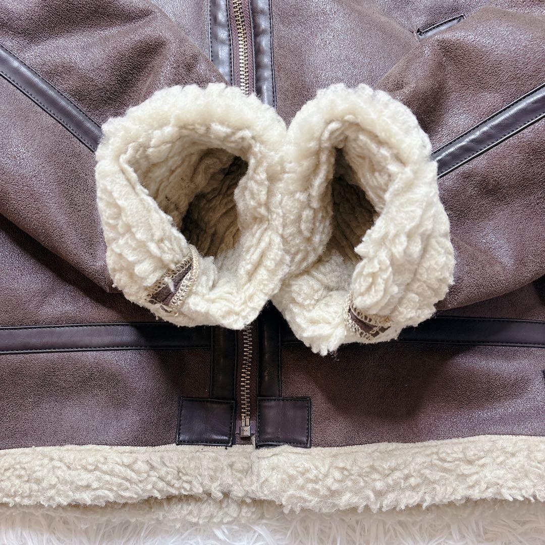 ALPHA INDUSTRIES B-3 フェイクムートン ジャケット XL