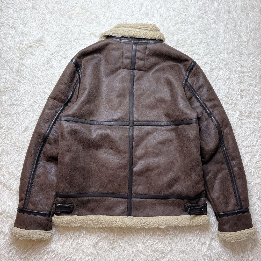 ALPHA INDUSTRIES B-3 フェイクムートン ジャケット XL