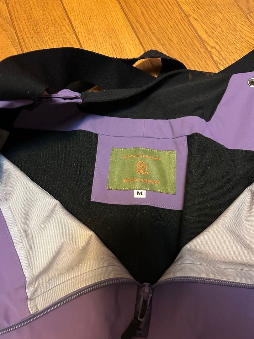 UNFUDGE PEEP BIB PANTS パープル　Mサイズ