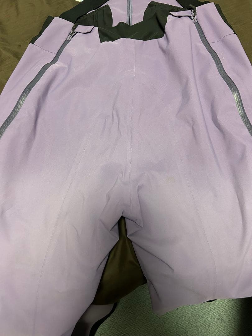 UNFUDGE PEEP BIB PANTS パープル　Mサイズ