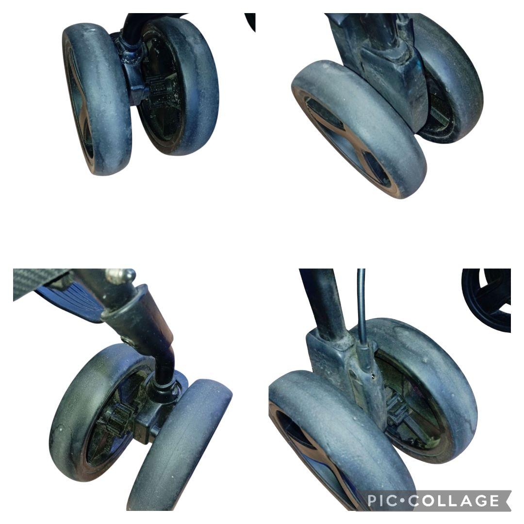 日本育児　キンダーワゴン　二人乗りベビーカー　DUOシティHOPレッド 2017