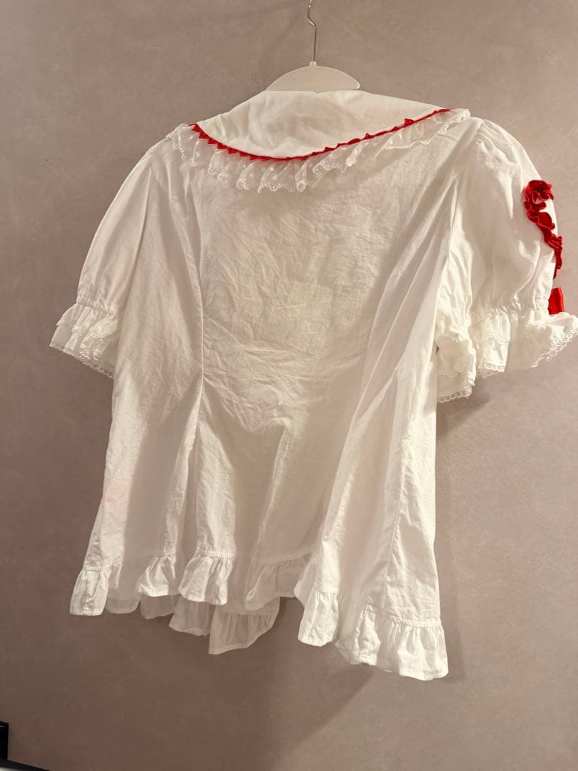 Frill Heart 半袖ブラウス