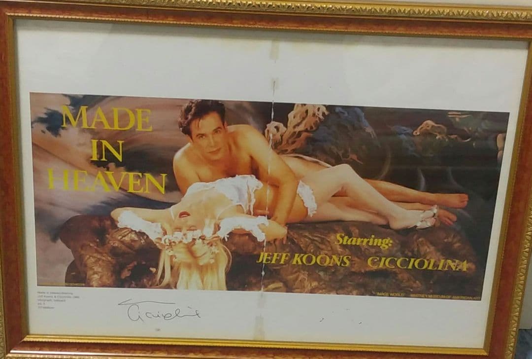 チチョリーナ　ジェフクーンズ　サイン　額無し　コレクター　コレクション