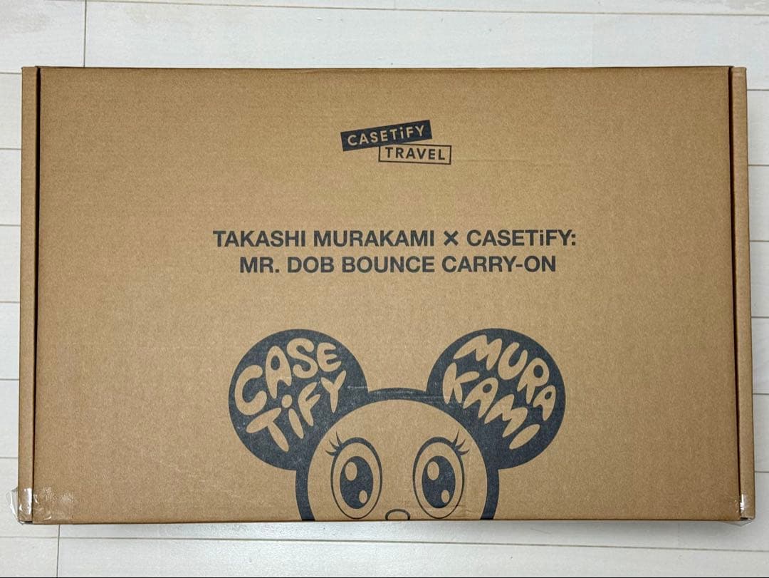 村上隆 ケースティファイ スーツケース CASETiFY MR. DOB ブルー