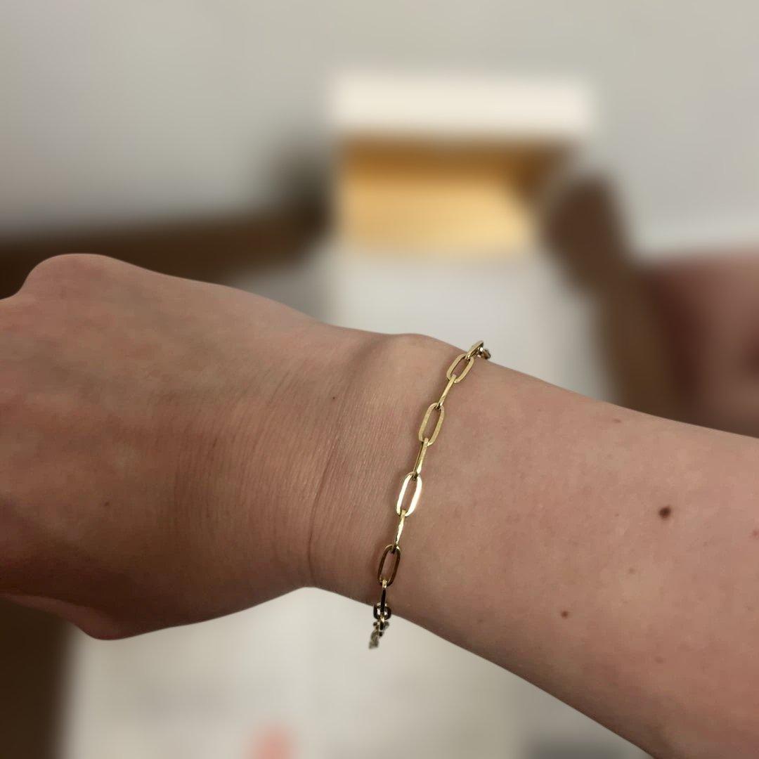 新品！VERITE K18YGリンクチェーンブレスレット付属品完備！！最終値下げ