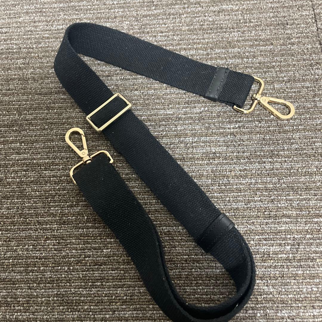 PRADA ブラック 黒 カナパ M