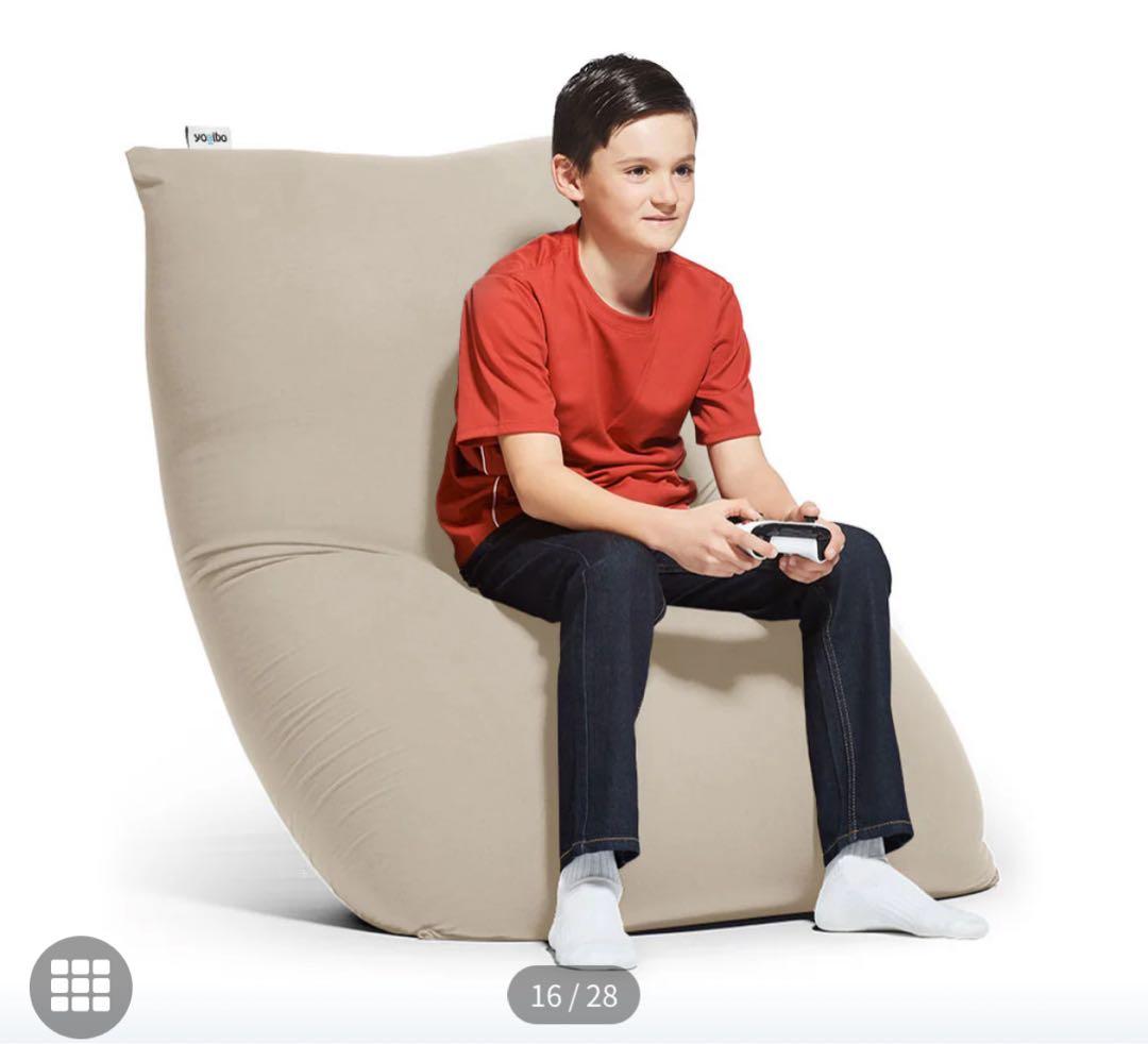 ヨギボーミディ【Yogibo Midi】ベージュ ビーズクッション